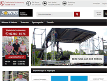 Tablet Screenshot of eventtechnik-shop.de